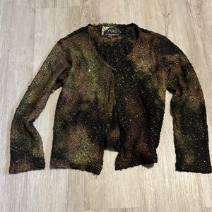 Women's Multicolor Knit Cardigan